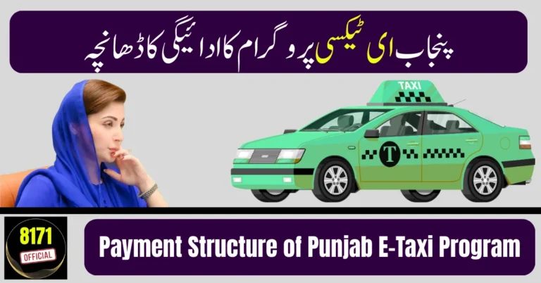 Payment Structure of Punjab E-Taxi Program