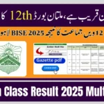 12th Class Result 2025 Multan Board