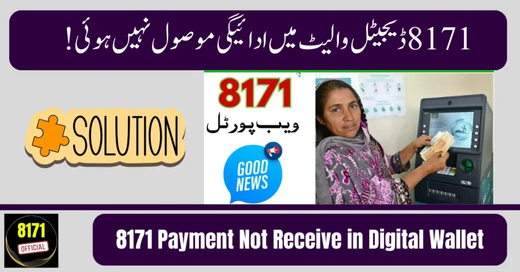 8171 Payment Not Receive in Digital Wallet