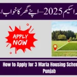 How to Apply for 3 Marla Housing Scheme 2025 in Punjab