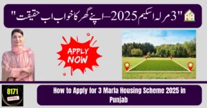 How to Apply for 3 Marla Housing Scheme 2025 in Punjab