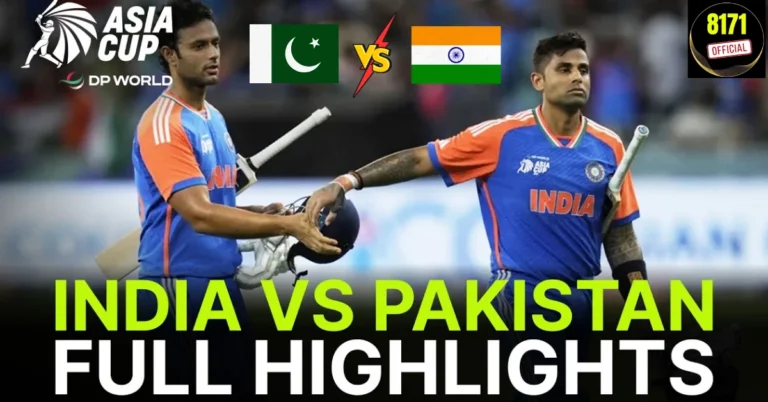 Pakistan vs India Match Full Highlights | DP World Asia Cup 2025