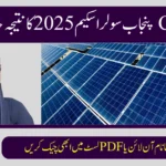 Check Punjab Solar Scheme Result 2025 Online – Download Official PDF List