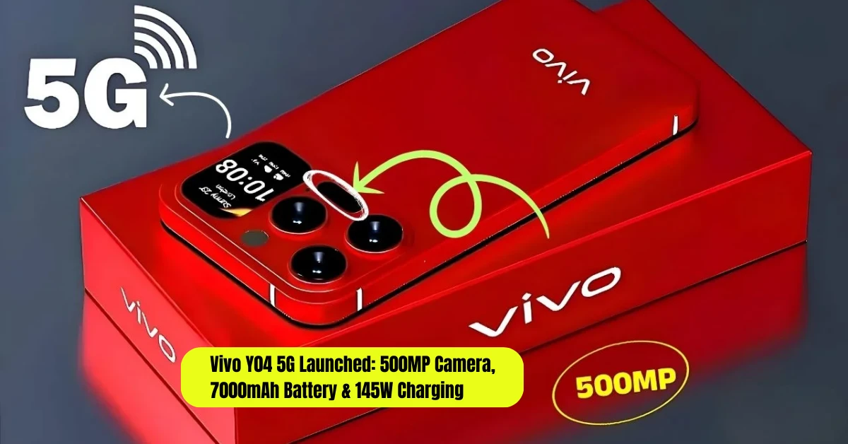 Vivo Y04 5G Launched: 500MP Camera, 7000mAh Battery & 145W Charging at Just ₹8,000