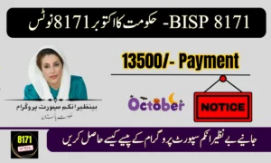 Ehsaas 8171 Notice October 2025 – Check Eligibility and Payments Now
