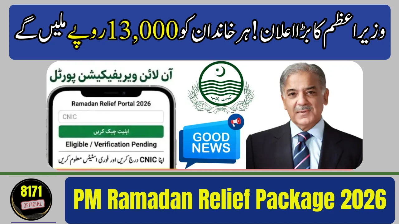 PM Ramadan Relief Package 2026 – Complete Guide for Families in Pakistan